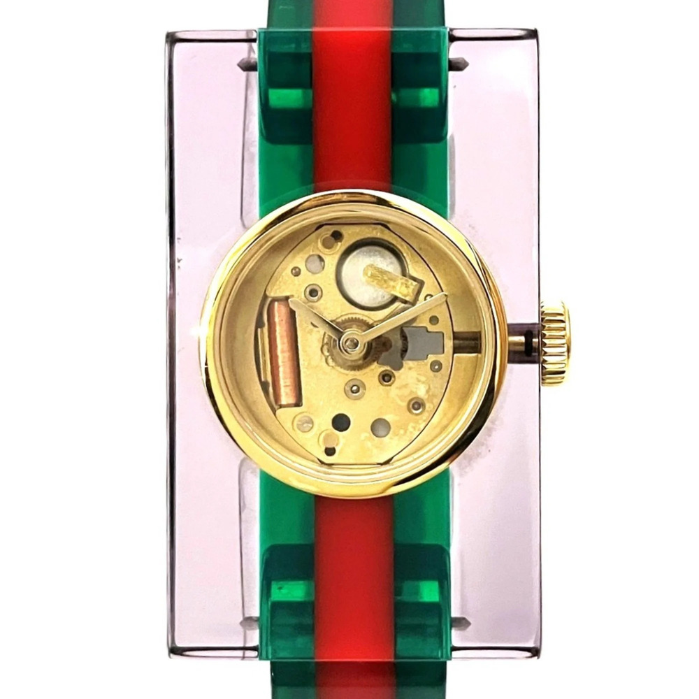 Gucci Vintage Web Watch, Sherry, Total Weight 23.8g, Resin, Quartz Movement, ...